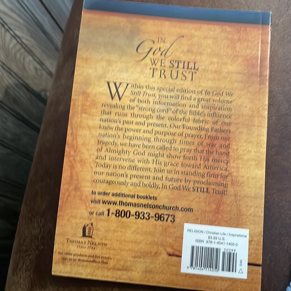 Book “In God We Still Trust “ By Dr. Richard G Lee - Picture 2 of 2